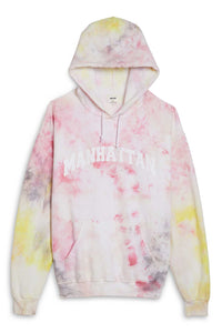 Manhattan Hoodie - Pink Lemonade Tie Dye