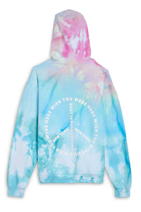 Wish You Were Here Hoodie - Rainbow Tie Dye